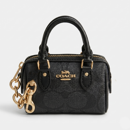 COACH WALLET & KEY CHAIN CU278  BLACK  FOR WOMEN in Egypt