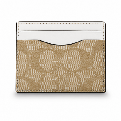 C-O-A-C-H CARDHOLDER F63279 OFF WHITE  FOR WOMEN