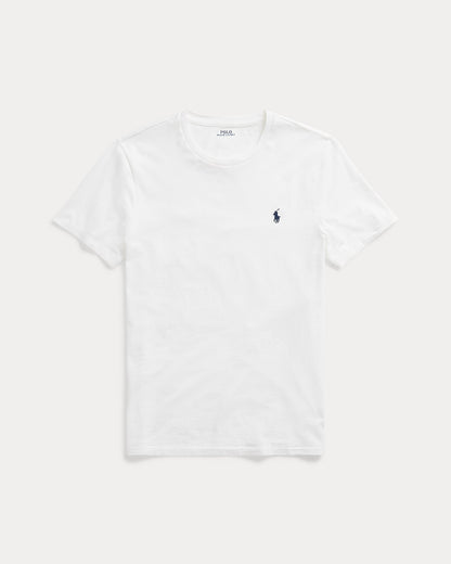 P.o-L.O R.A-L.P.H L.A.U-R.E.N Jersey Crewneck Custom Slim Fit T-Shirt