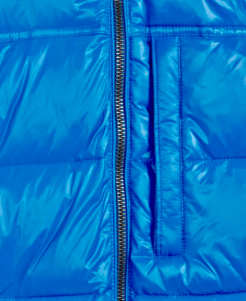 M_i.c.h.a..e.l. K.o.r.s. Men's Puffer SHINY PUFFER JACKET - Winter jacket - Black/Navy/True Blue