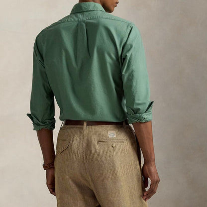 P.o.l.o R.a.l.p.h L.a.u.r.e.n icon logo custom fit shirt in Green