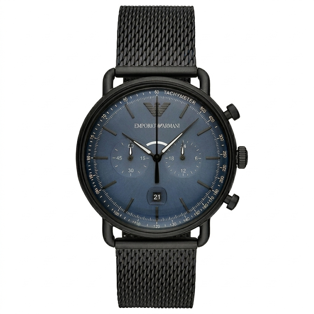 EMPORIO ARMANI WATCH AR11201 BLACK FOR MEN in Egypt