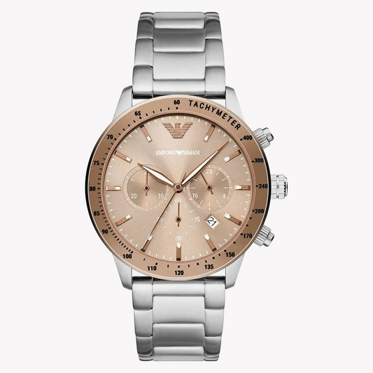 EMPORIO ARMANI WATCH AR11352 SILVER FOR MEN in Egypt
