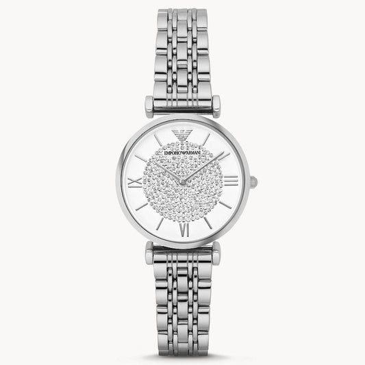 EMPORIO ARMANI WATCH AR1925 SILVER FOR WOMEN in Egypt