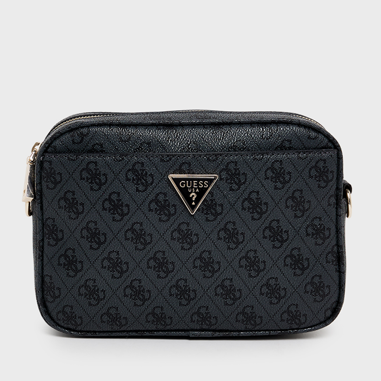 GUESS CROSSBODY BAG BLACK MONOGRAM FOR WOMEN  IN EGYPT 