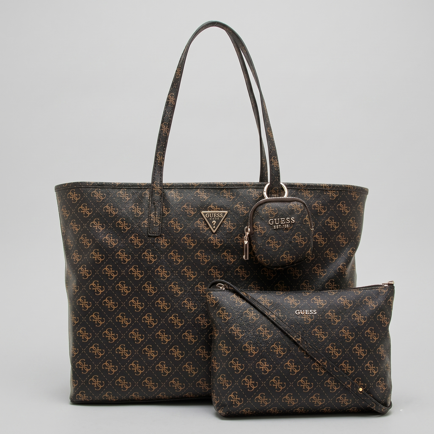 GUESS SHOULDER BAG BROWN FOR WOMEN in Egypt