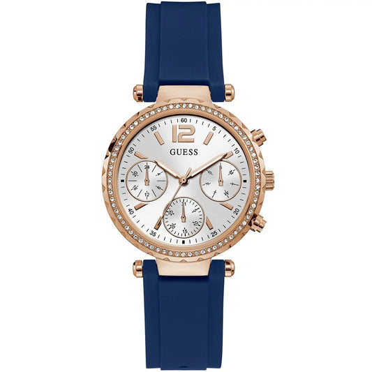 GUESS WATCH BLUE ROSE GOLD FOR WOMEN IN EGYPT
