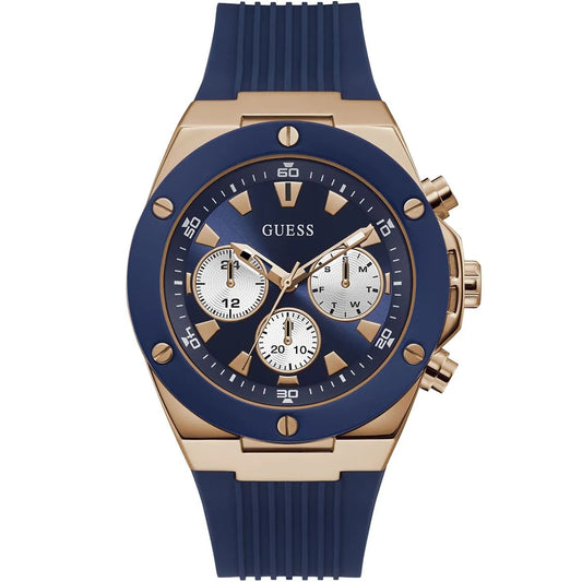 GUESS WATCH GW0057G2 DARK BLUE&ROSE GOLD FOR MEN in Egypt
