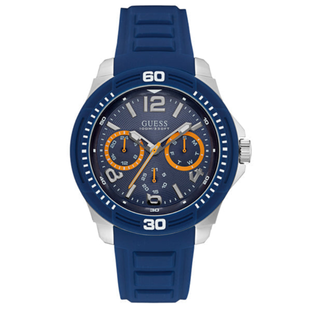 GUESS WATCH W0967G2 DARK BLUE & SILVER FOR MEN in Egypt