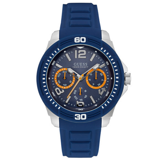 GUESS WATCH W0967G2 DARK BLUE & SILVER FOR MEN in Egypt