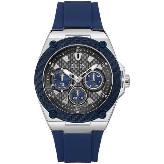 GUESS WATCH W1049G1 DARK BLUE&SILVER FOR MEN in Egypt