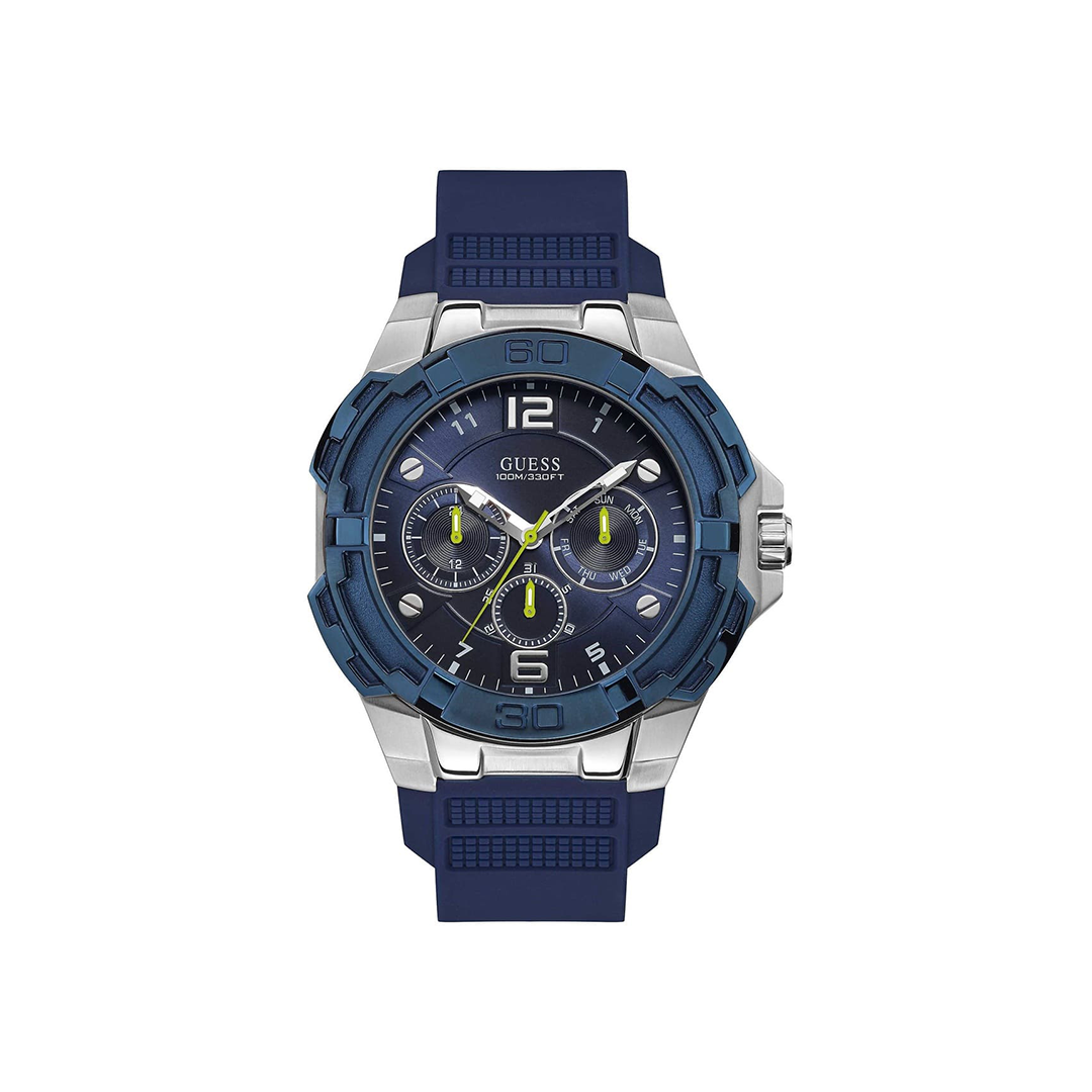 GUESS WATCH WATCH W1254G1 DARK BLUE&SILVER FOR MEN in Egypt