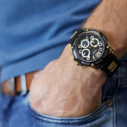 G-U-E-S-S WATCH GW0051G2 BLACK FOR MEN