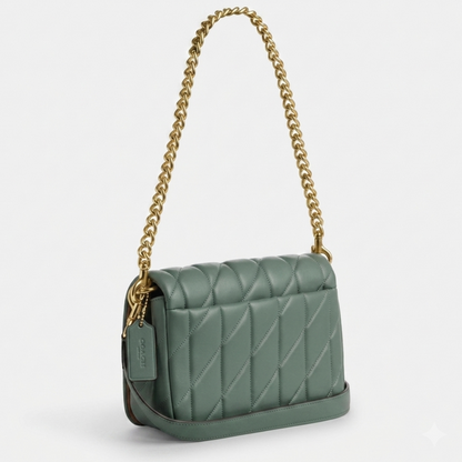 C-O-A-C-H CROSSBODY BAG CY663 GREEN FOR WOMEN