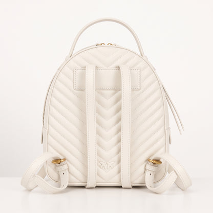 P-I-N-K-O BACKPACK BAG 102530 A0QO WHITE FOR WOMEN