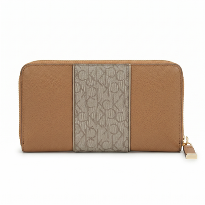 C-A-L-V-I-N K-L-E-I-N WALLET BROWN FOR WOMEN
