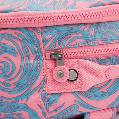 K.I.P.L.I-N.G BACKPACK KI5210 WAVY PINK BLUE