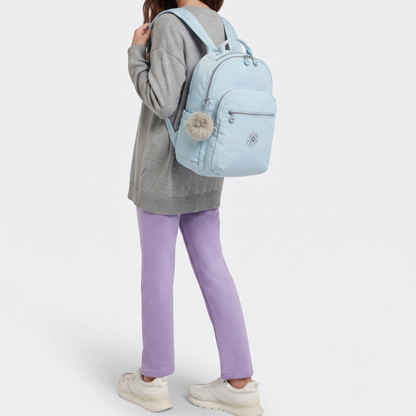 K.I.P.L.I-N.G BACKPACK KI5210  Bridal Blue