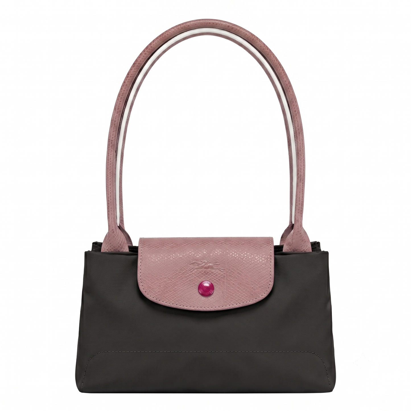 L.O-N.G-C.H.A-M.P TOTE BAG BLACK&PINK FOR WOMEN