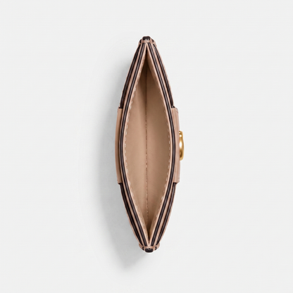 C-O-A-C-H CARDHOLDER CBY80 BEIGE FOR WOMEN