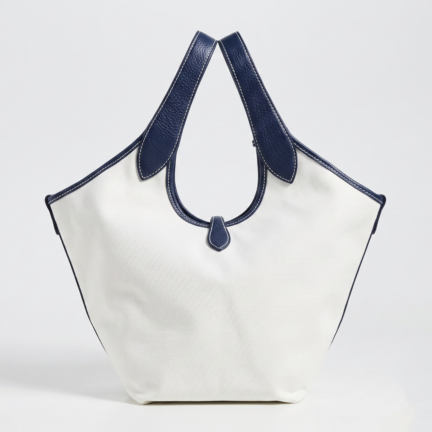 P-O-L-O R-A-L-P-H L-A-U-R-E-N CROSSBODY BAG WHITE&NAVY BLUE