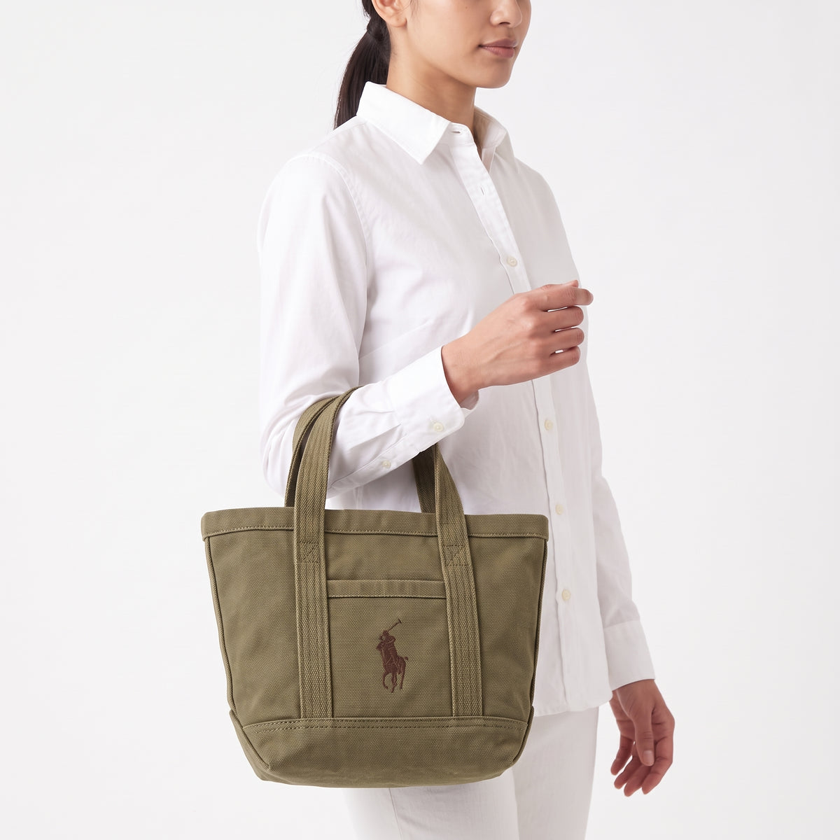 P-O-L-O R-A-L-P-H L-A-U-R-E-N HANDBAG GREEN FOR WOMEN