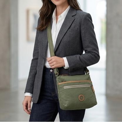 K.I.P.L.I-N.G CROSSBODY GREEN (AGED KHAKI) FOR WOMEN