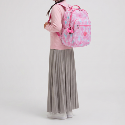 K.I.P.L.I-N.G BACKPACK KI5210 PINK (DREAMY CLOUD)