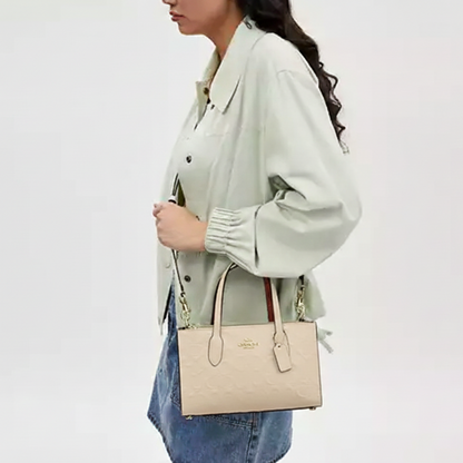 C-O-A-C-H CROSSBODY BAG CV400 BEIGE FOR WOMEN