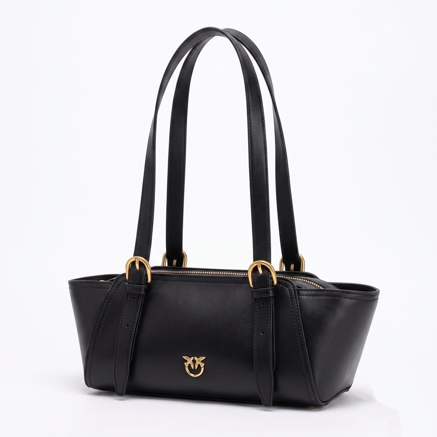 P-I-N-K-O SHOULDER BAG BLACK FOR WOMEN