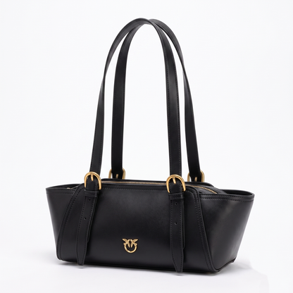 P-I-N-K-O SHOULDER BAG BLACK FOR WOMEN