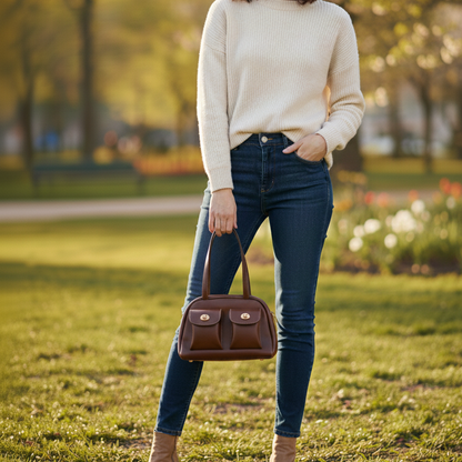C-O-A-C-H HANDBAG CCC55 Burgundy FOR WOMEN
