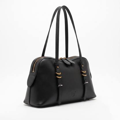 P-I-N-K-O SHOULDER BAG BLACK FOR WOMEN