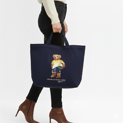 P-O-L-O R-A-L-P-H  L-A-U-R-E-N HANDBAG NAVY BLUE FOR WOMEN