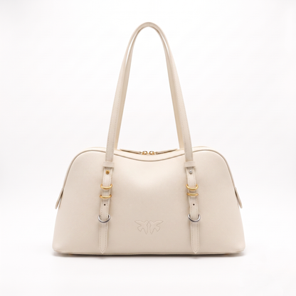 P-I-N-K-O SHOULDER BAG OFF WHITE FOR WOMEN