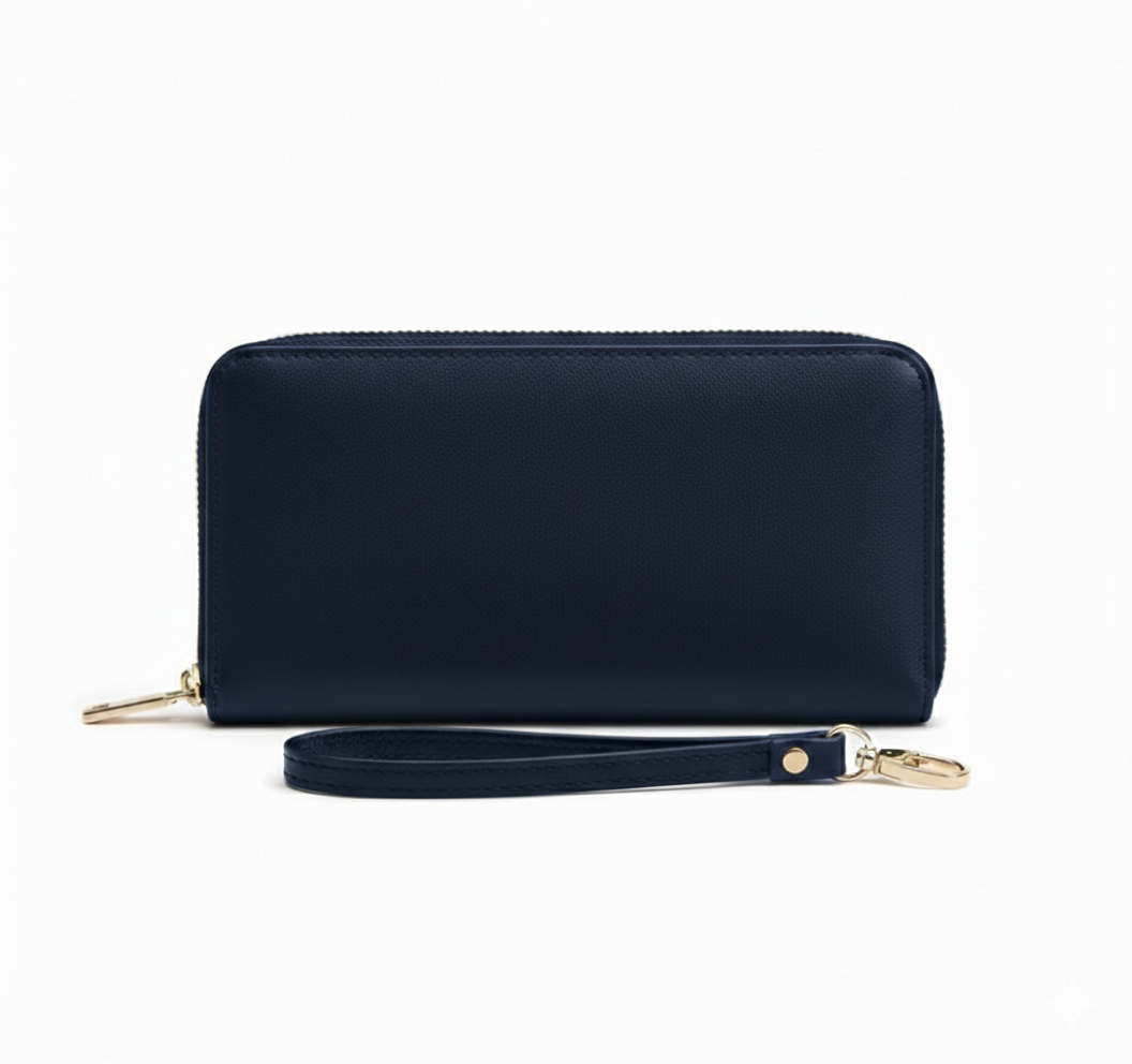G-U-E-S-S WALLET NAVY BLUE FOR WOMEN