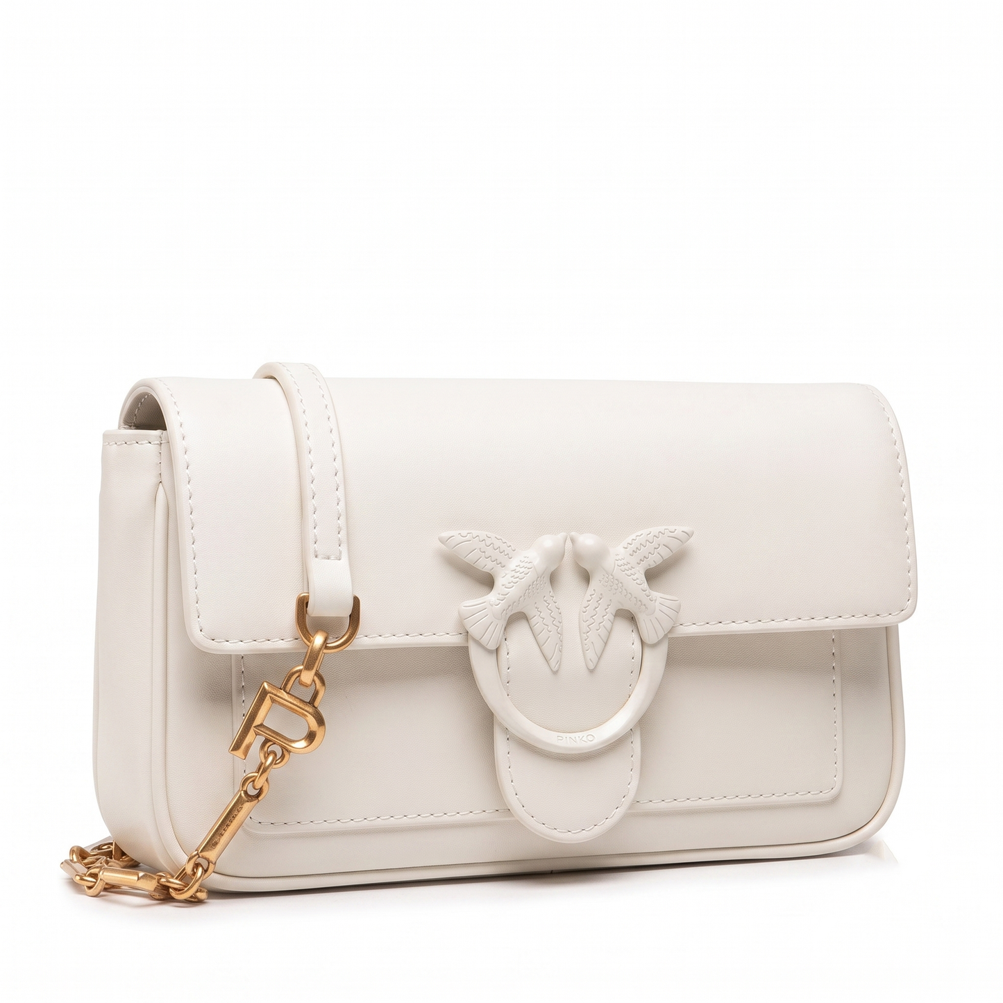 P-I-N-K-O CROSSBODY BAG OFF WHITE FOR WOMEN