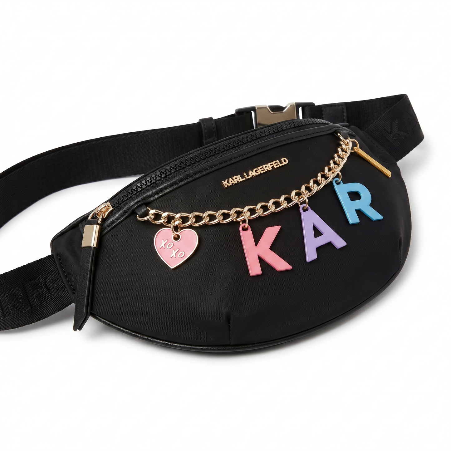 K.A-R.L L.A.G.E-R.F.E.L.D BELT BAG BLACK FOR WOMEN