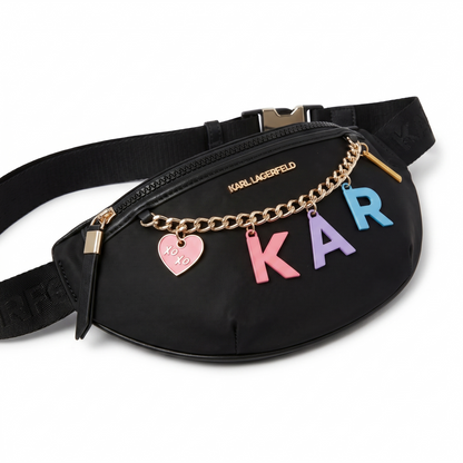 K.A-R.L L.A.G.E-R.F.E.L.D BELT BAG BLACK FOR WOMEN