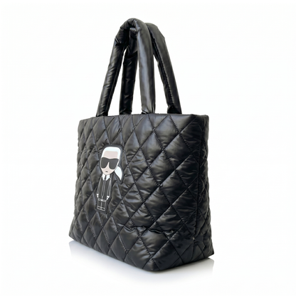 K.A-R.L L.A.G.E-R.F.E.L.D SHOULDER BAG BLACK FOR WOMEN