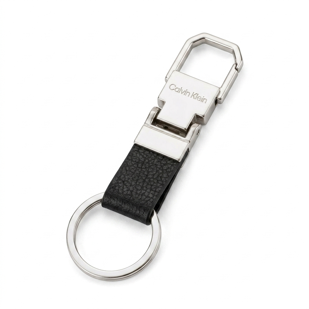C-A-L-V-I-N K-L-E-I-N WALLET&KEY CHAIN BLACK FOR MEN