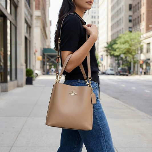 C-O-A-C-H CROSSBODY BAG CA177 BEIGE FOR WOMEN