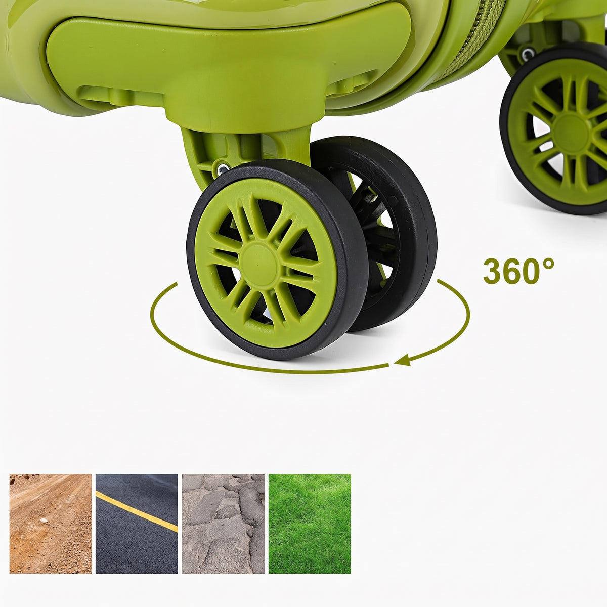 S-E-A C-H-O-I-C-E LUGGAGE BAG LIGHT GREEN (40L)