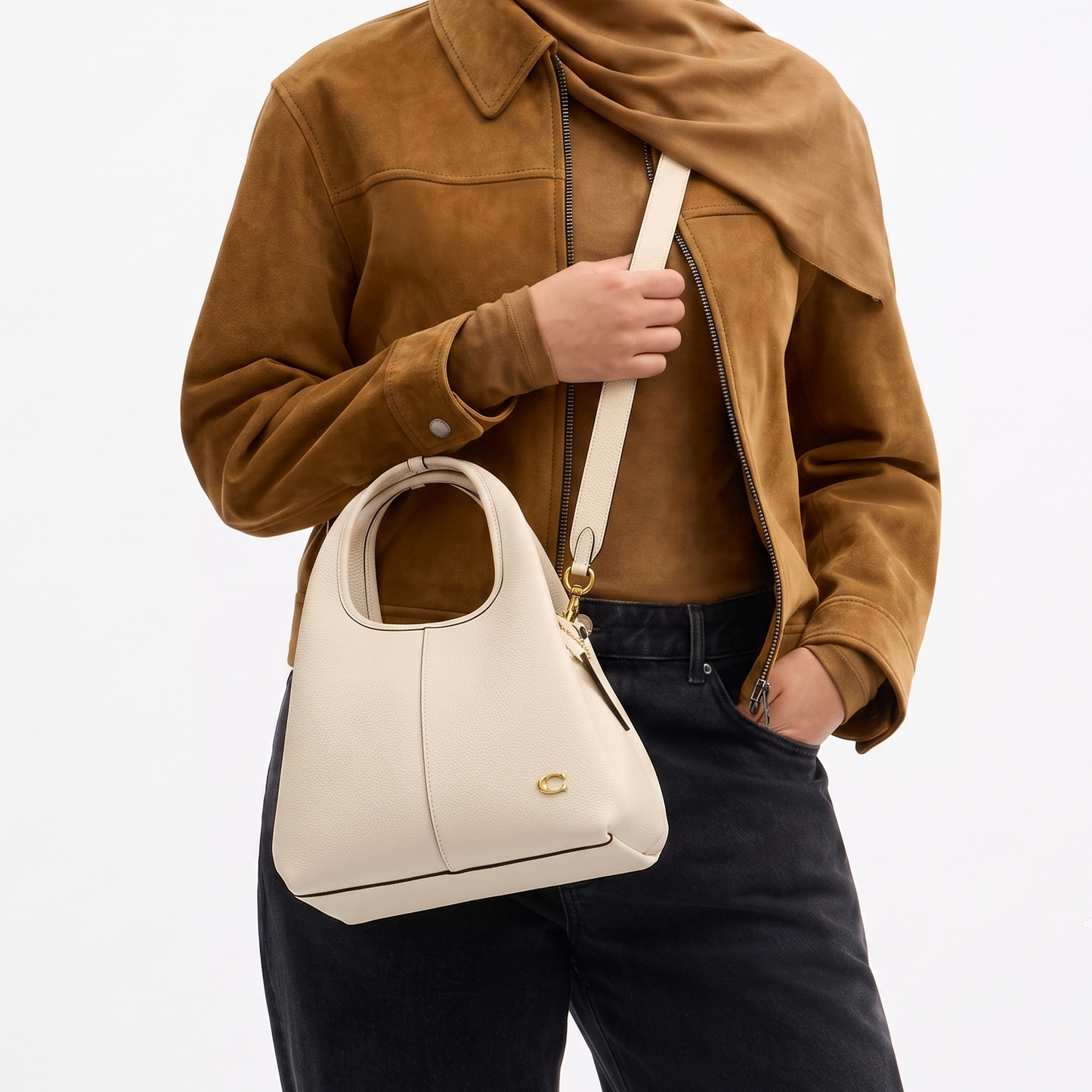 C-O-A-C-H CROSSBODY BAG CM545 OFF WHITE FOR WOMEN