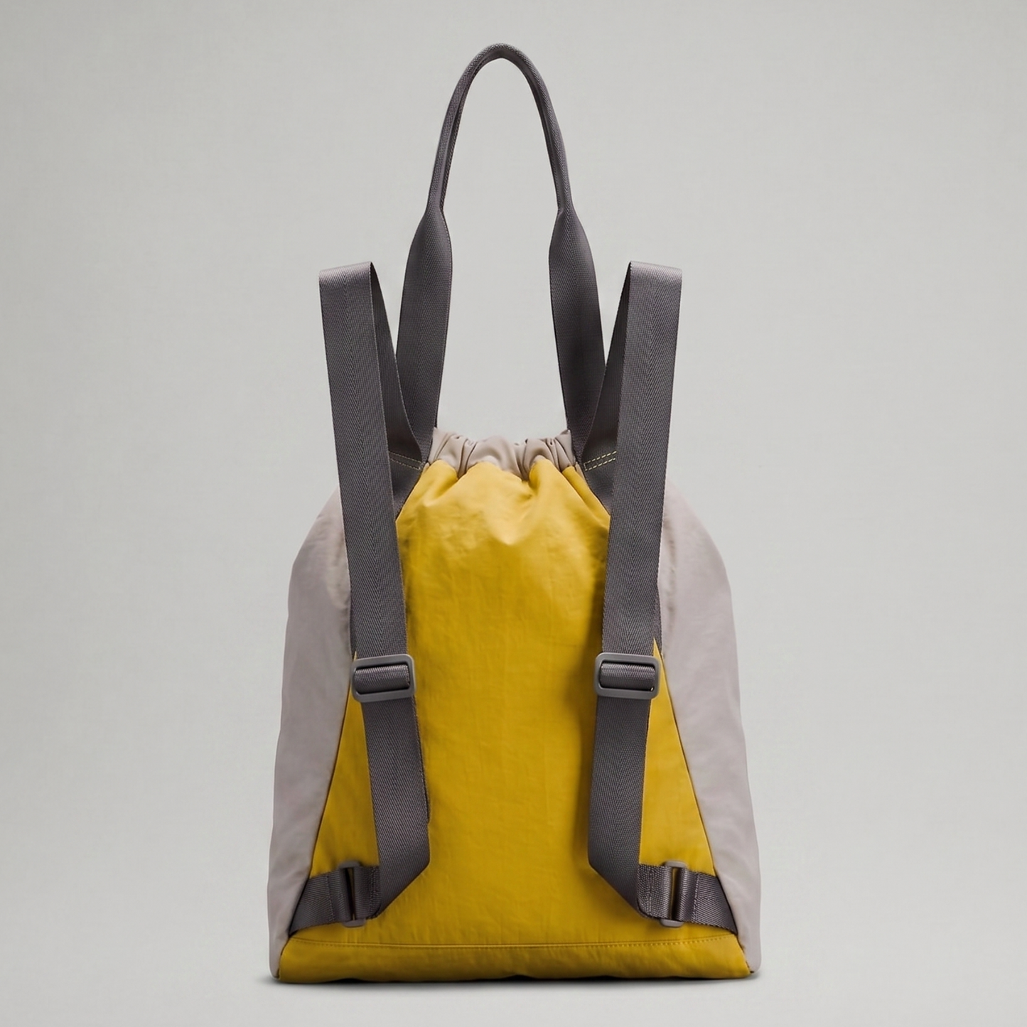 L-U-L-L-L-E-M-O-N BACKPACK BAG LW9DP6S YELLOW&GREY FOR WOMEN