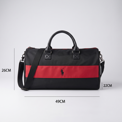 P-O-L-O R-A-L-P-H L-A-U-R-E-N CROSSBODY BAG BLACK&RED