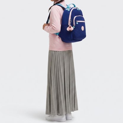 K.I.P.L.I-N.G BACKPACK KI5210 BLUISH PINK