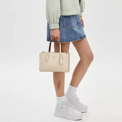 C-O-A-C-H CROSSBODY BAG CV400 BEIGE FOR WOMEN
