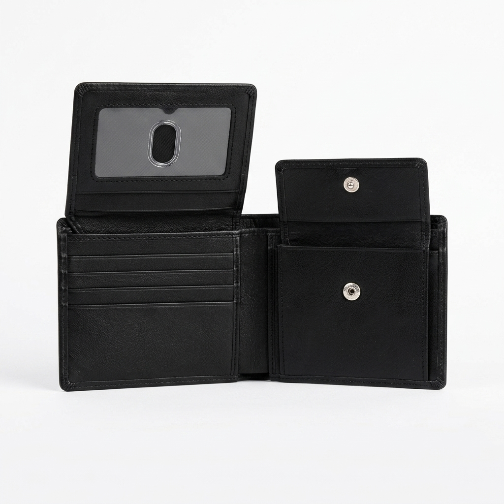 C-A-L-V-I-N K-L-E-I-N WALLET&KEY CHAIN BLACK FOR MEN