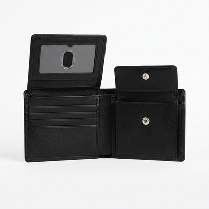 C-A-L-V-I-N K-L-E-I-N WALLET&KEY CHAIN BLACK FOR MEN
